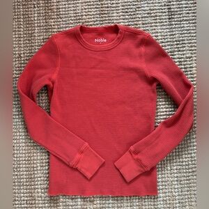Noble Waffle Top in Paprika